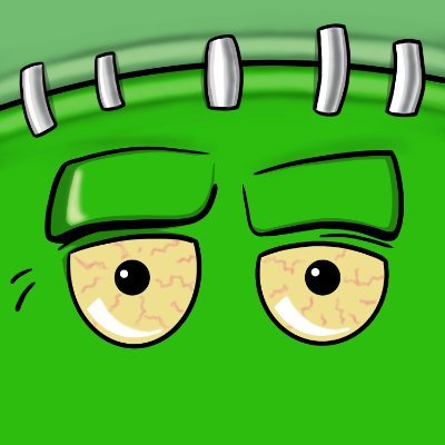 frank3n: a green, stitched, bolted creature